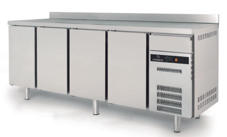 Arrière-bar positif 600 S-LINE - FSR-250-S - 4 portes pleines - 2545x600x1040 mm - 684 L