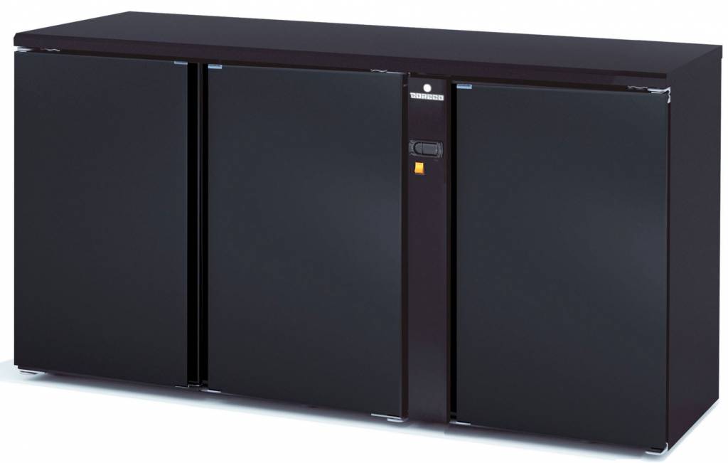 Arrière-bar positif 3 portes pleines battantes SBP-170 - 490 L