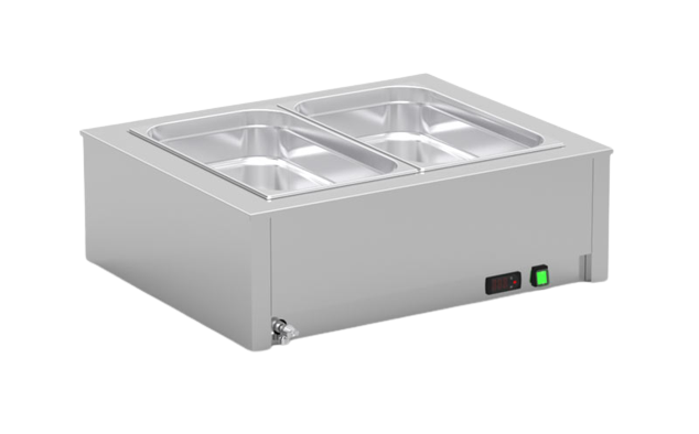 Bain-marie BMMH-2GN 2 bacs GN1/1 - 1000w