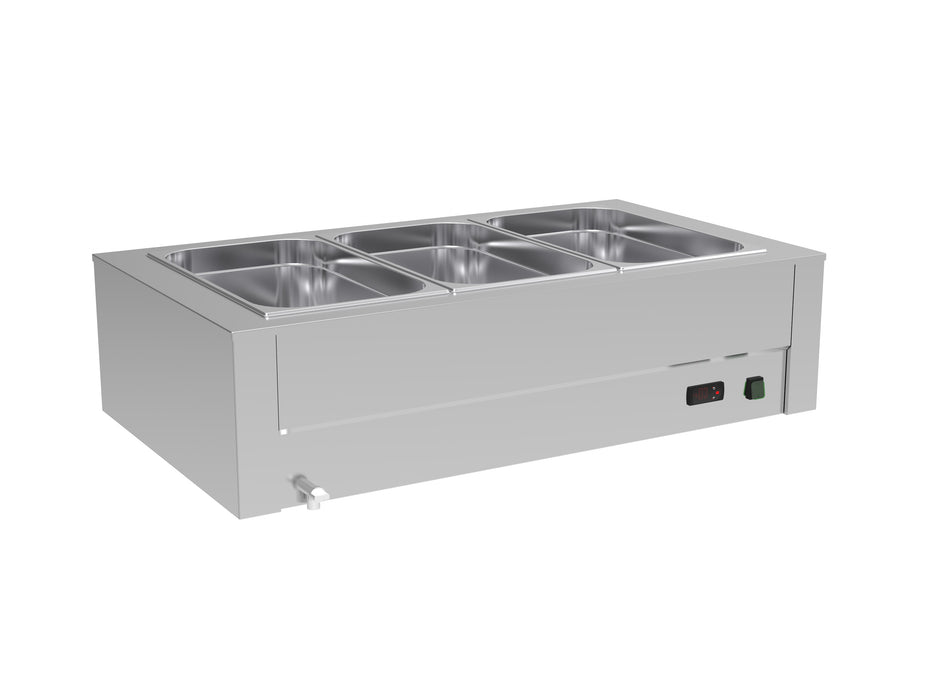 Bain-marie BMMH-3GN 3 bacs GN1/1 - 2000w