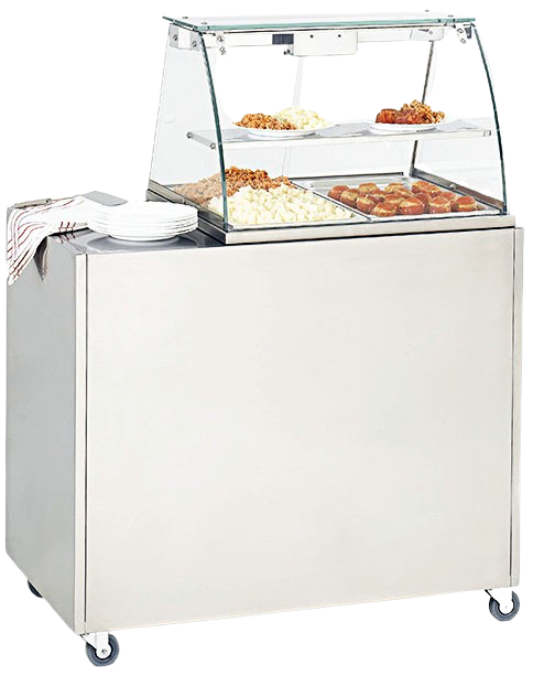 Meuble support tout inox pour bain-marie BMV 2