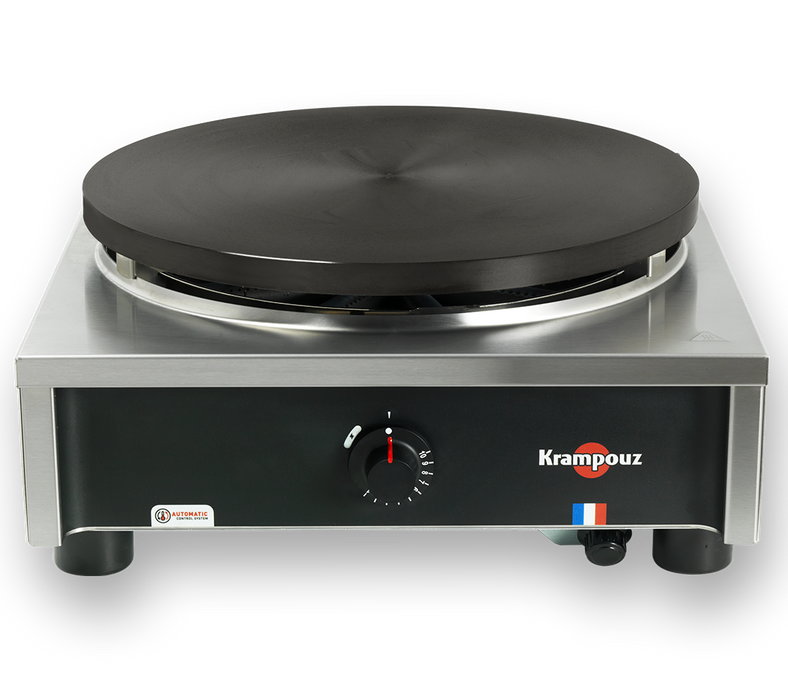 Crêpière gaz carrée gamme confort - régulation thermostatique - Ø35/40 cm - 5500w/6500w