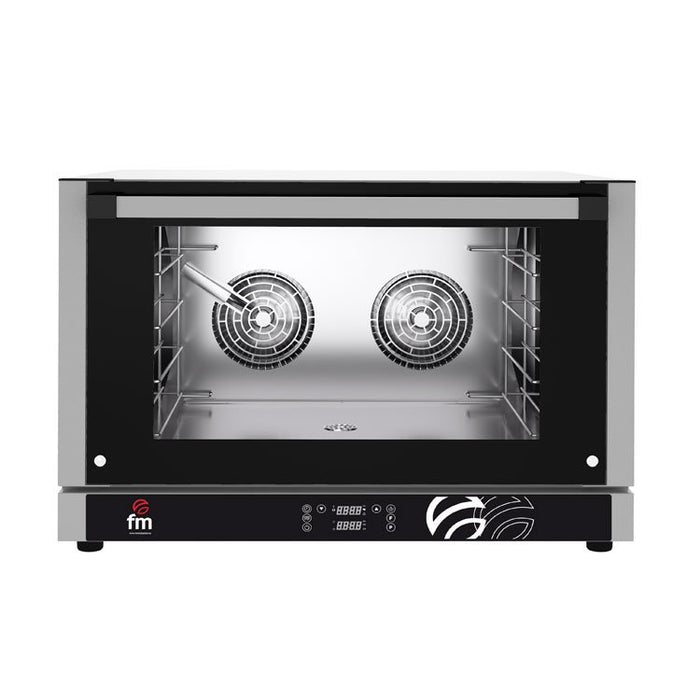Four électrique à air pulsé avec double turbine RXD 604 Plus - 4 grilles 600x400 ou 4 plaques GN 1/1 - 6300w