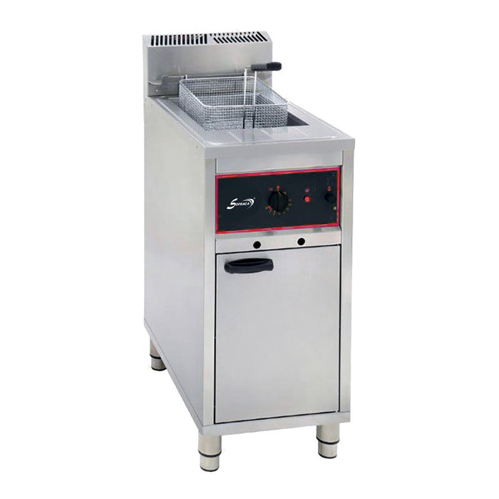 Friteuse à gaz sur placard fermé - 16 litres - 12 kW