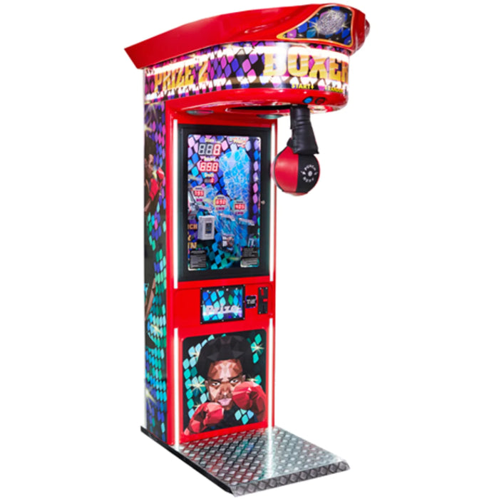 Machine à coup de poing Boxer Prize rouge Kalkomat