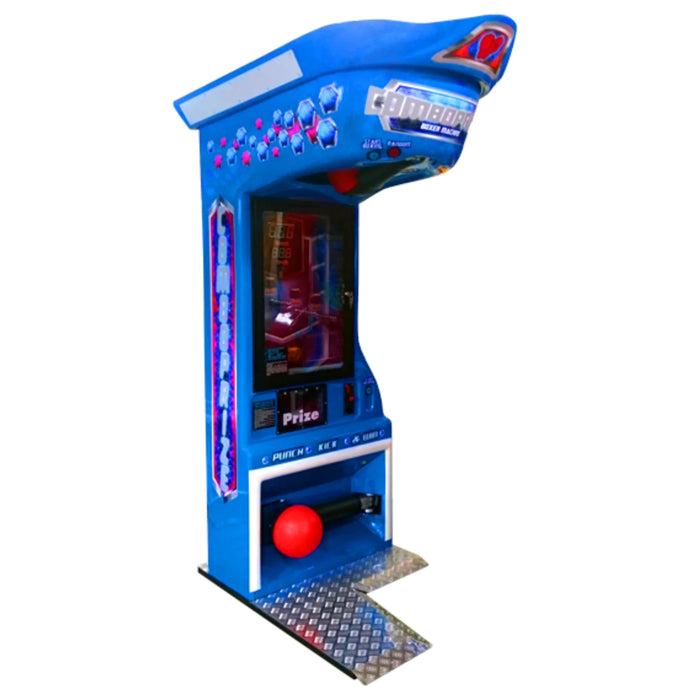 Machine à coup de poing Combo Prize bleu de la marque Kalkomat.