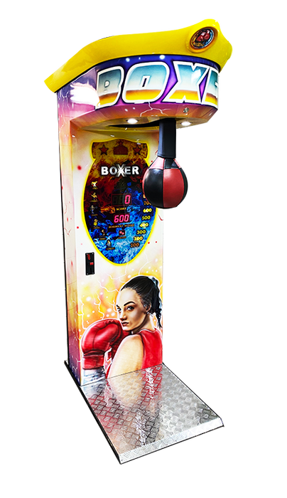 Machine à coup de poing Boxer Splash jaune de la marque Natpol.