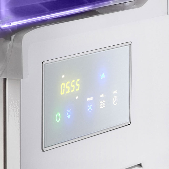 Machine à granita IPRO 2 électronique ou mécanique avec éclairage LED - 2x11L