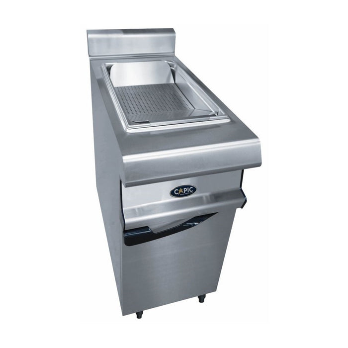 Meuble de salage neutre GN 1/1 sur placard fermé W382231 - gamme CELTIC 800 - 400x836x900 mm