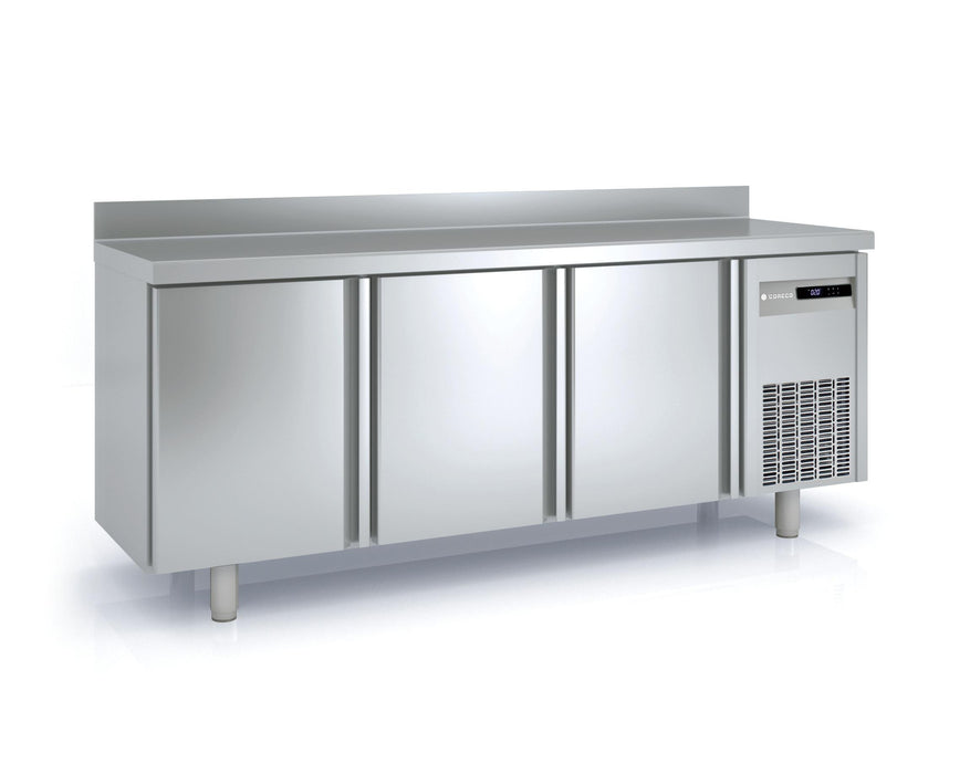 Meuble négatif 600 adossé MCS-200 - 3 portes pleines - 2020x600x850 mm - 380 L
