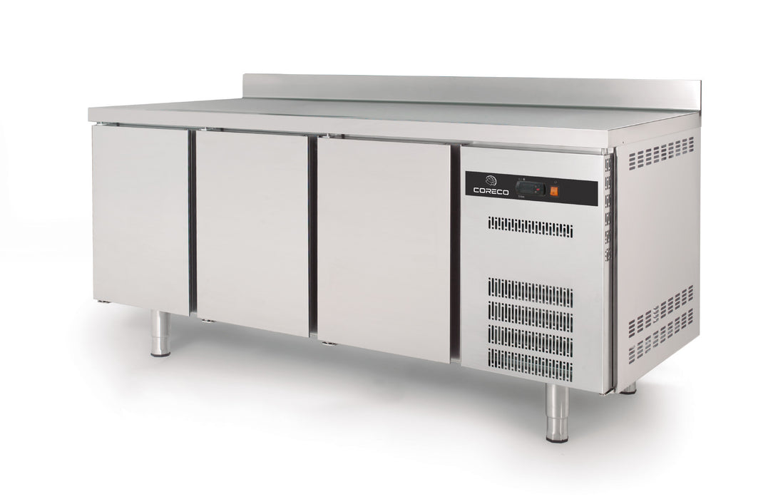 Meuble négatif 600 adossé S-LINE TSC-200-S - 3 portes pleines - 2020x600x850 mm - 380 L