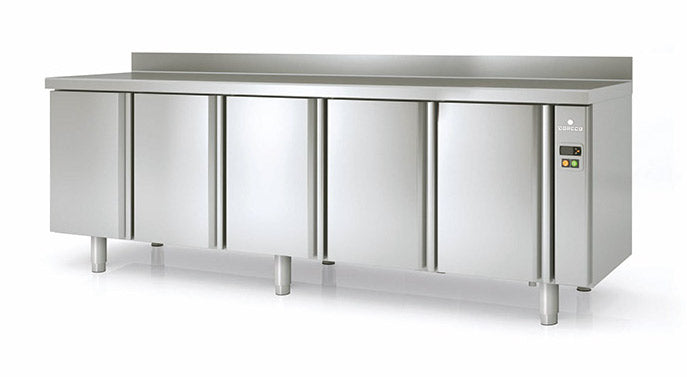 Meuble positif 600 adossé groupe à distance MRSP-270 - 5 portes pleines - 651 L