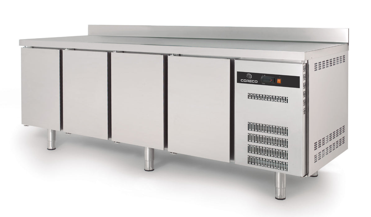 Meuble positif 600 adossé S-LINE TSR-250-S - 4 portes pleines - 2545x600x850 mm - 516 L
