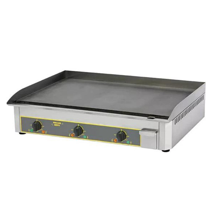 Plancha électrique 900 - acier décarburé/émaillé ou chromé - 3 zones de cuisson - 9000w