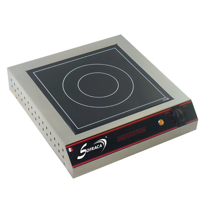 Plaque à induction - diamètre 250 mm - 1 feu - 2100w