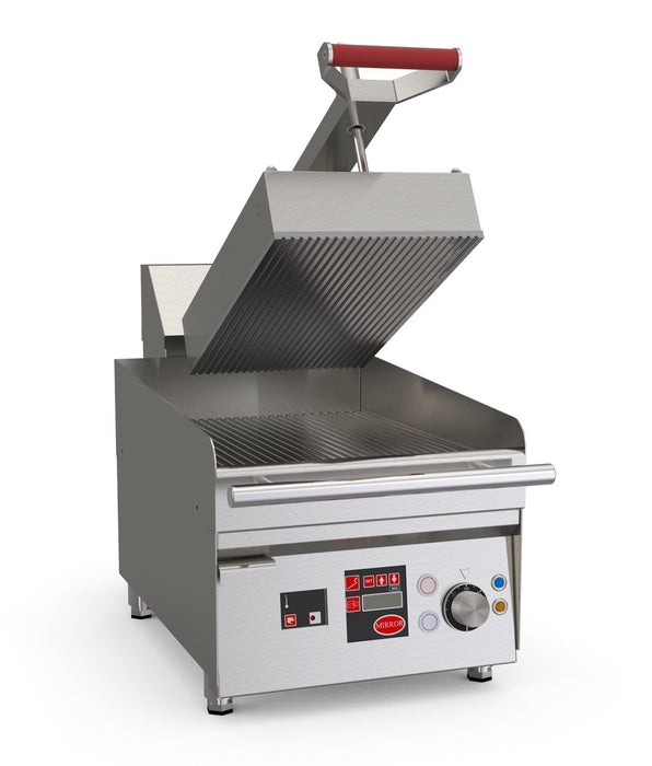 Plaque au chrome électrique avec presse intégrée M4EC1 - 400x746x985 - 8 kW