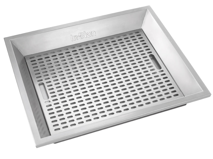 Plateau égouttoir INBLAN tout inox 50x60 cm.