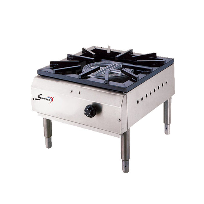 Réchaud gaz à haut rendement - 1 feu - 22,5 kW