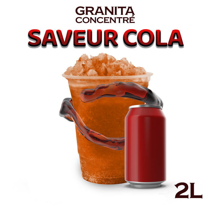 Sirop à granita concentré - COLA - 4x 2 litres