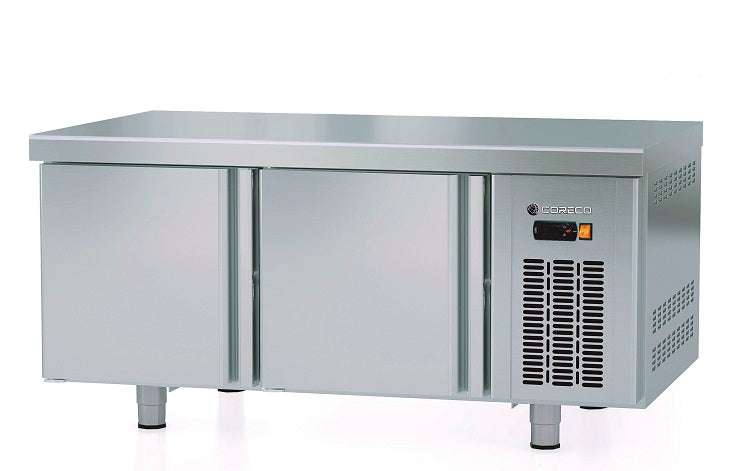 Soubassement positif GN 1/1 - MFB-120 - 2 portes pleines - profondeur 700 hauteur 600 - 1200x700x600 mm - 169 L