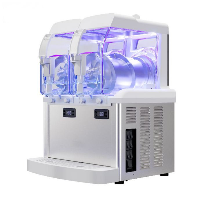 Machine à sorbets et crème glacée SP 2 ULTRA avec éclairage LED nUV - 2x5L - 815w