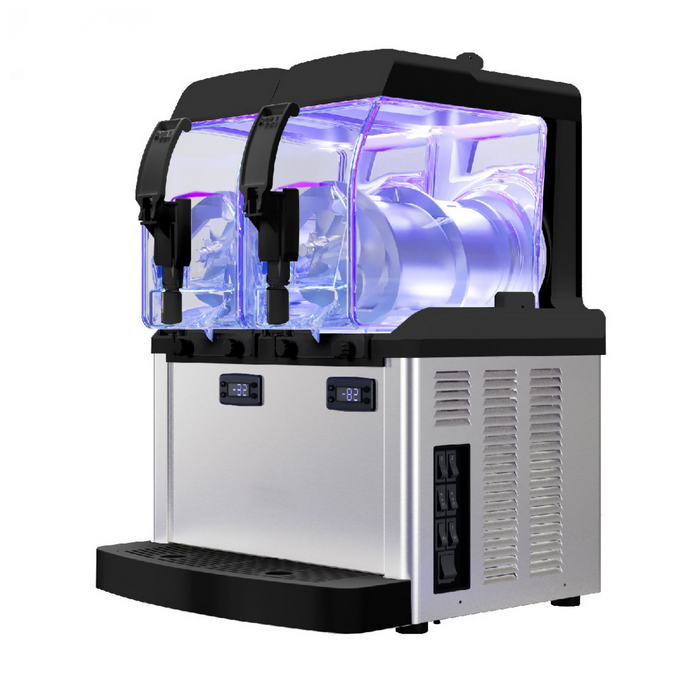 Machine à sorbets et crème glacée SP 2 ULTRA avec éclairage LED nUV - 2x5L - 815w