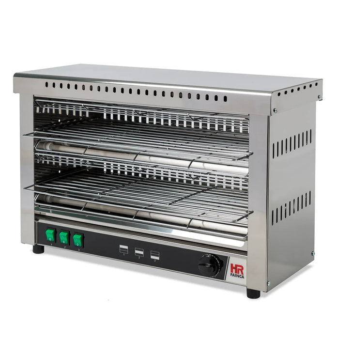 Toaster grand à tubes quartz infrarouge avec minuterie - T09CON - 4,2 kW