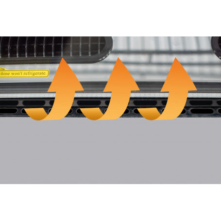 Vitrine réfrigérée encastrée - 160L