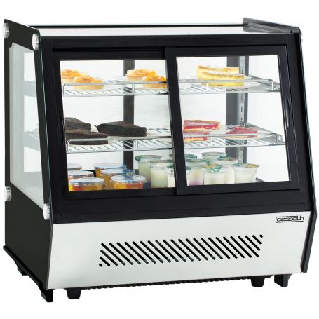 Vitrine Réfrigérée à poser double portes - 125L