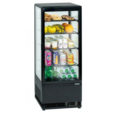 Vitrine réfrigérée positive noire - 98L