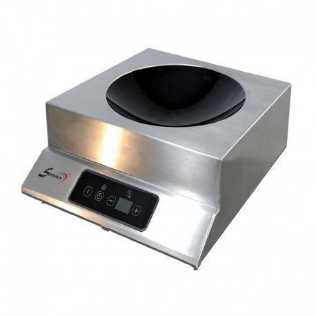 Wok à induction - diamètre 310 mm - 1 feu - 3500w