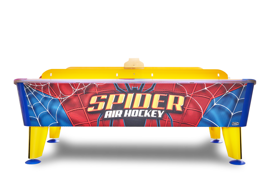 Vue 3 du jeu d'arcade Air Hockey Spider de la marque Kalkomat. 