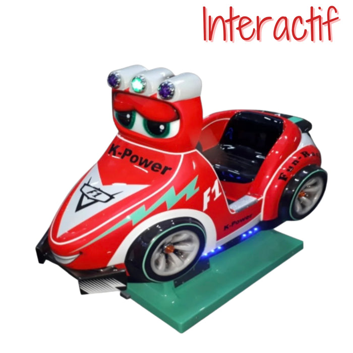 Auto F1 TV Kupper Automaty – kiddie ride voiture F1 version TV interactive