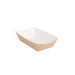 Barquette bateau en carton kraft 470 ml, empilable, anti-graisse, parfaite pour la restauration rapide.