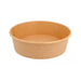 Bol kraft brun 1300 ml, recyclable et anti-fuite.