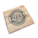Boîte à pizza en carton kraft 40 x 40 x 3.5 cm, parfaite pour la restauration rapide et la vente à emporter.