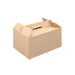 Boîte transport en carton kraft renforcé, parfaite pour la livraison et la vente à emporter.