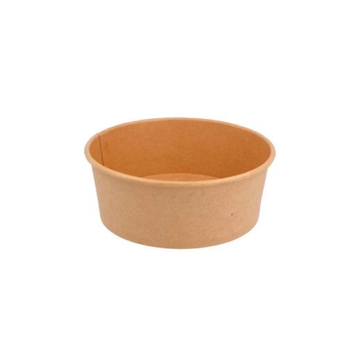 Bol kraft brun 750 ml, parfait pour plats chauds et froids, recyclable et anti-fuite