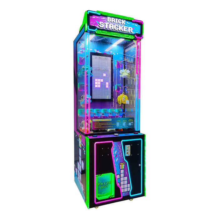 Brick Stacker, jeu d’adresse à lots avec affichage d’empilage lumineux