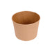Bucket en kraft brun 1900 ml avec couvercle, idéal pour poulet, churros et snacks en vente à emporter.



