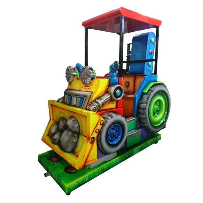 Manège à pièces pour enfants Kupper Automaty – Bulldozer avec toit