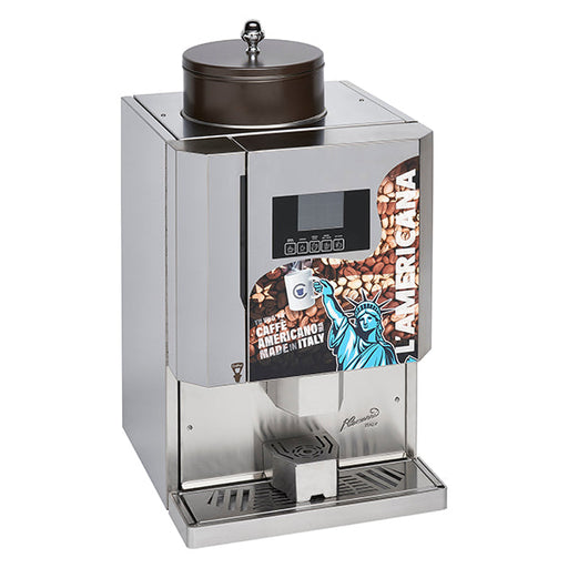 Machine à café filtre et eau chaude Camurri L’Americana T.EM.9 en inox, vue générale