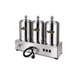 Conteneur Camurri BMT bain-marie triple à trois cuves inox sur socle