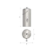 Schéma technique constructeur Camurri CT, conteneur isotherme non chauffant