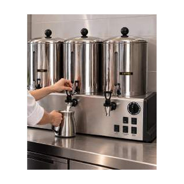 Camurri GC, conteneurs café et lait avec service au robinet sur buffet, photo constructeur