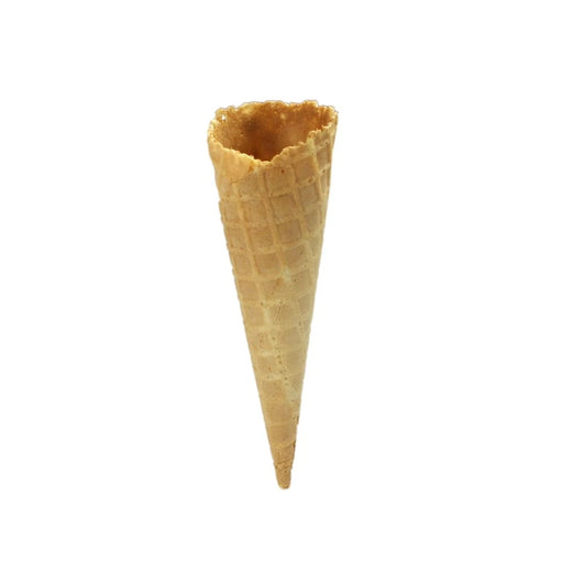 Cône gaufrette vanille à bord dentelé – D42 H129