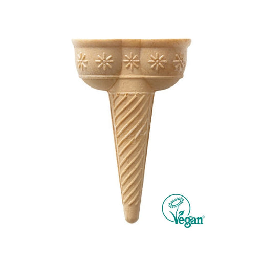 Cornet moulé azyme vegan Tourniayre M7712 à bord droit