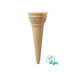 Cornet moulé vegan M5012, 50 mm x 122 mm, pour glace boule, gelato ou glace à l’italienne.