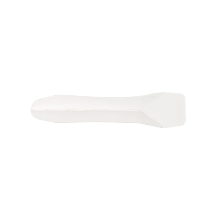 Petite cuillère en papier blanc parfaite pour déguster glaces et desserts.