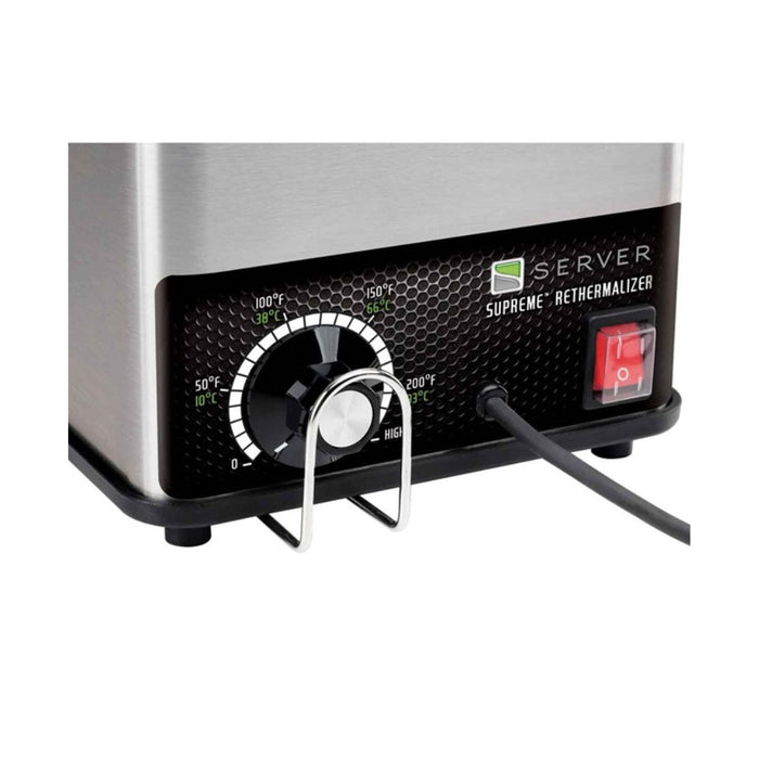 Chauffe-Toppings Supreme Merchandiser Server avec Bec Chauffant - 2,8 L